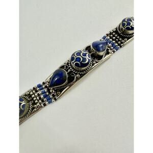 Tibetan‎ Silver Bracelet Handmade Boho
